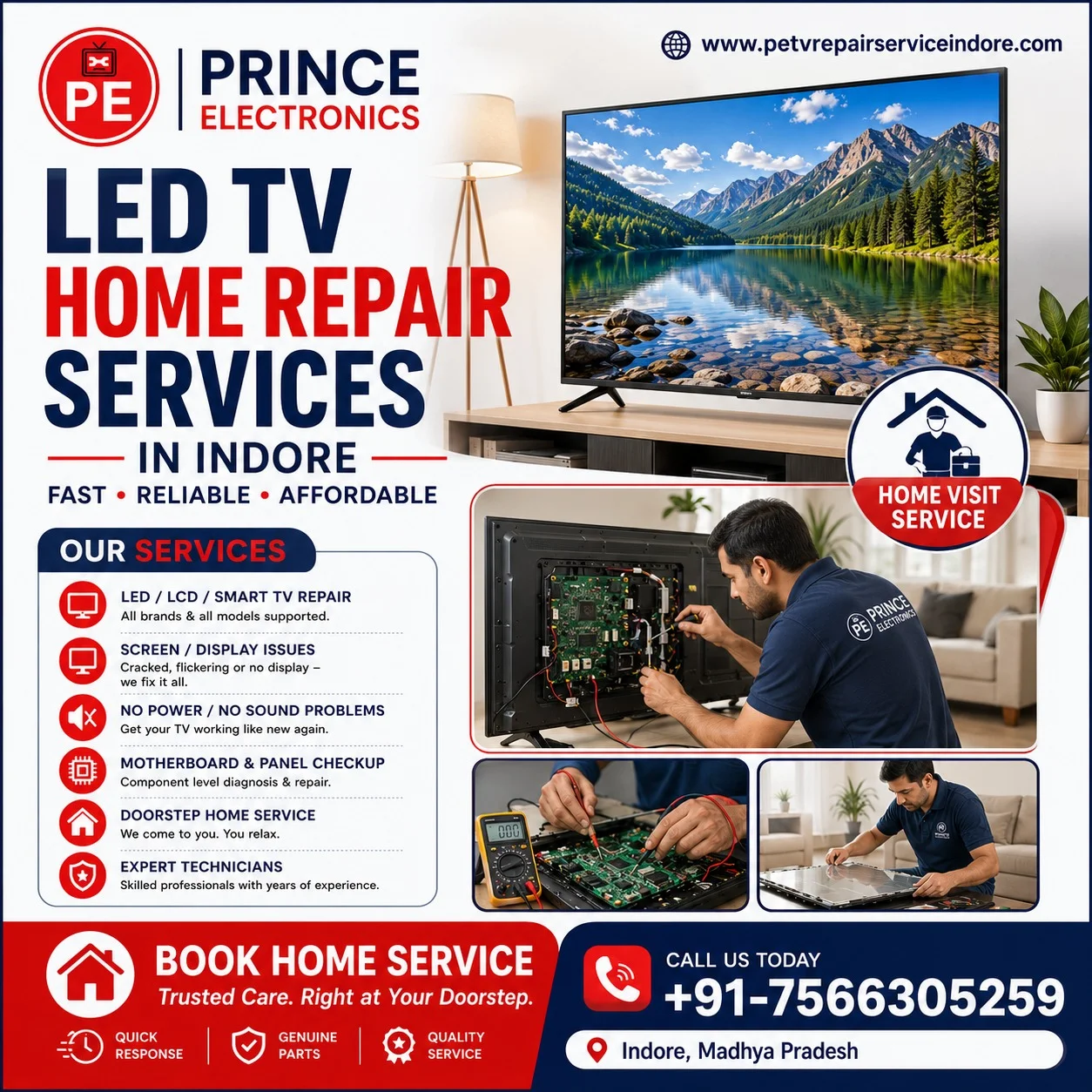 LED TV Home Repair Services in Indore